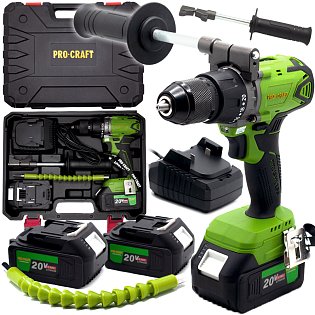 aku vrtací šroubovák Procraft PA18BL