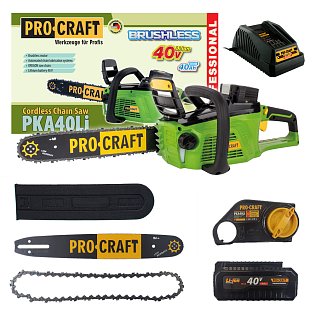 aku řetězová pila Procraft PKA40Li