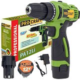 Aku vrtací šroubovák Procraft PA12Li compact