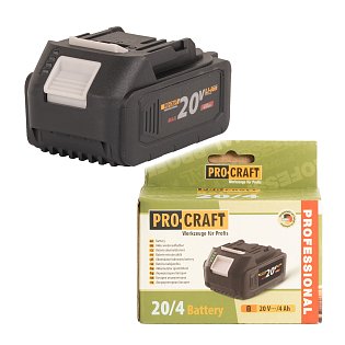 baterie akumulátorová 20V Li-ion 4000mAh Procraft