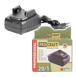Nabíječka pro 20V Li-ion baterie Procraft 20/1