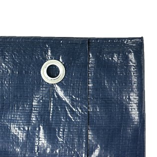 PLACHTA BT 3X4 NEPROMOKAVÁ S OKY MODRÁ
