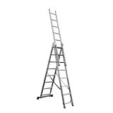 Žebřík hliníkový třídílný 3x8 Procraft PLA3,508