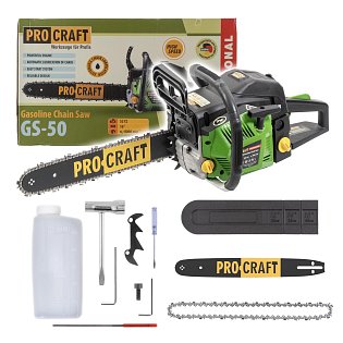 benzinová řetězová pila Procraft GS-50