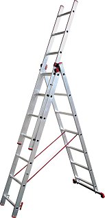 Žebřík trojdílný 7 příček