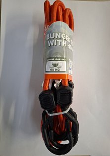 elastická šnůra 2ks 1,8m s háčky