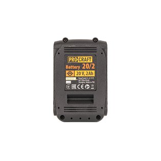 baterie akumulátorová 20V Li-ion,2000mAh Procraft