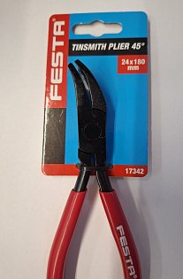 kleště klempířské přehýbací vyhnuté 45st.24mm