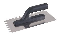 Hladítko Inox 270x125mm zub e10