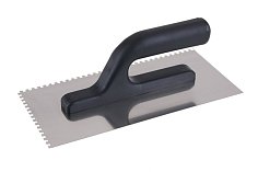 Hladítko Inox 270x125mm zub e4