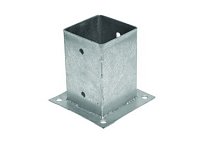 Patka sloupku 121x121x150mm tl.1,8mm ZN